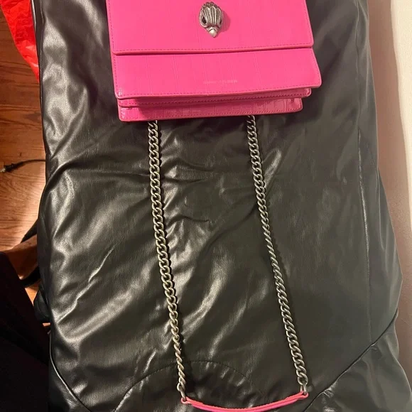 Kurt Geiger Vibrant Pink Shoulder Bag - Picture 2 of 6